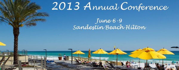 Register Now for Annual Conference-June 6-9, Sandestin Beach Hilton